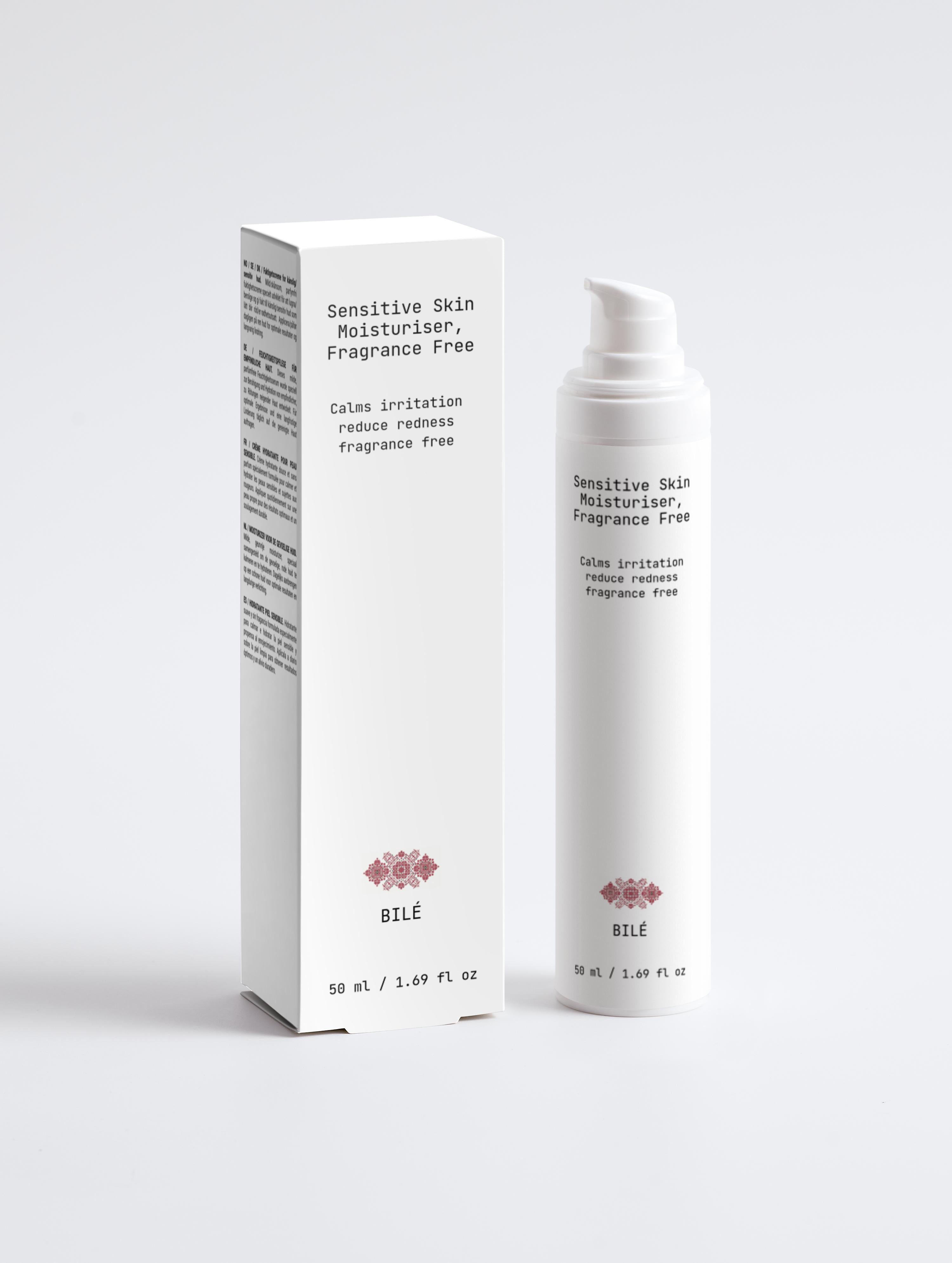 Sensitive Skin Moisturiser, Fragrance Free